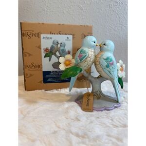 Jim Shore Heartwood Creek Perfect Harmony Bluebirds Figurine 6010270 Enesco Box